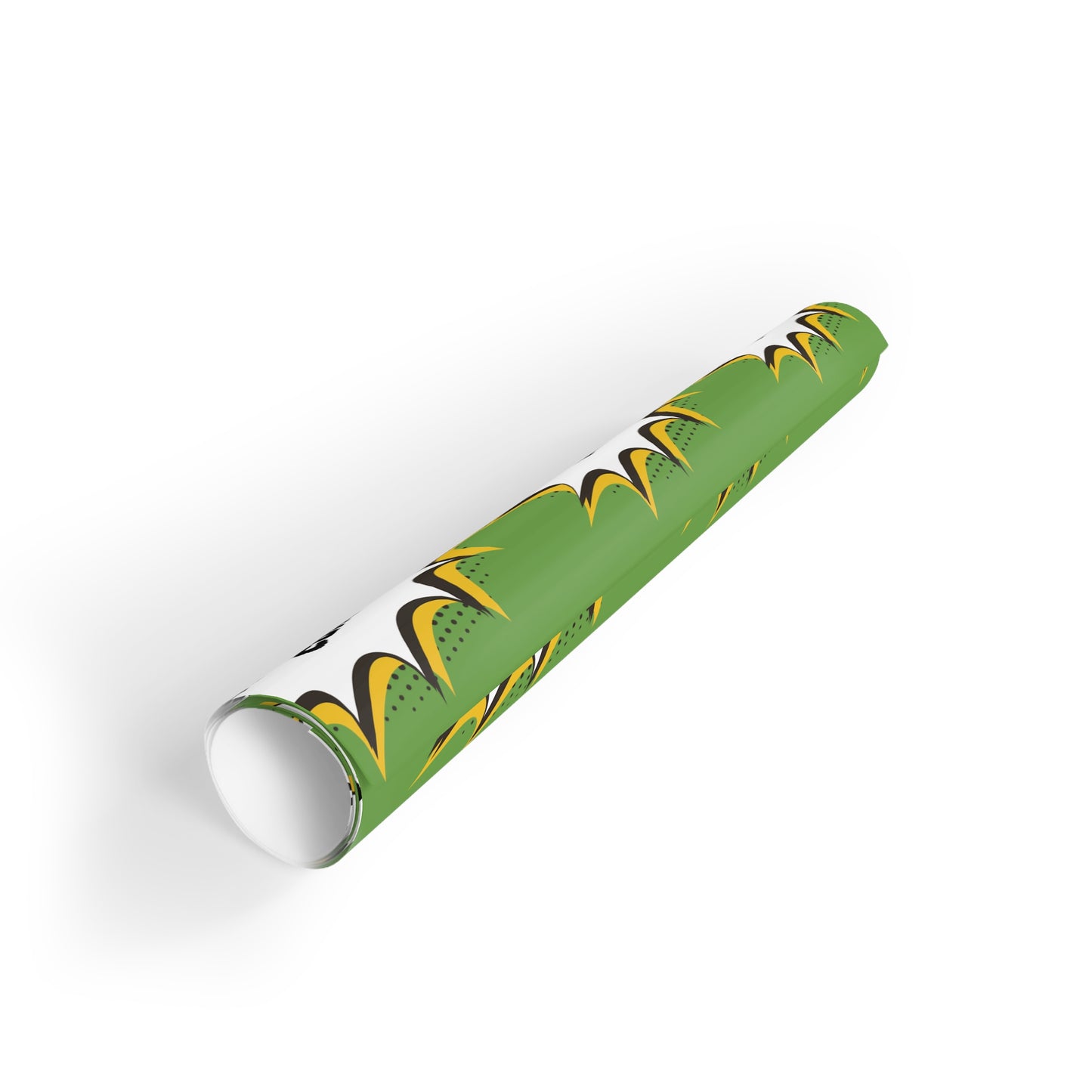 Green Funny Birthday Gift Wrapping Paper Rolls, 1pc