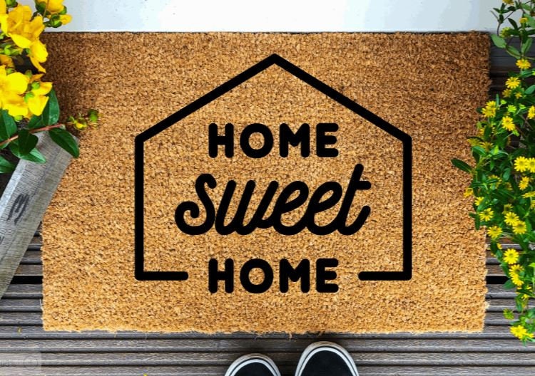 Home sweet home doormat