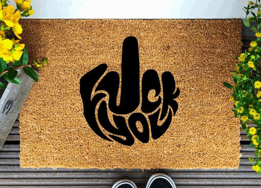 Door mat, F You, funny, adult