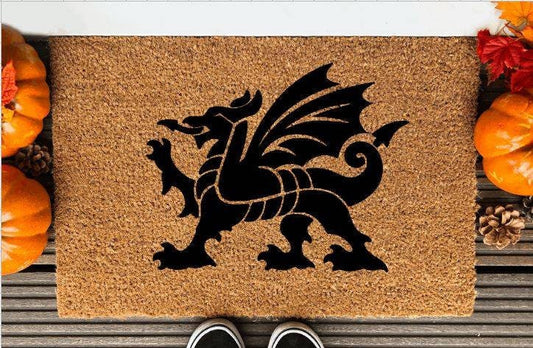 Welsh Dragon doormat