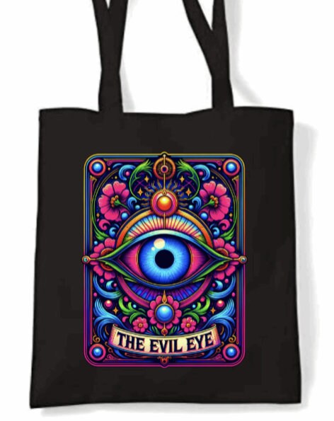 Evil Eye Tarot Card Funny Tote Bag