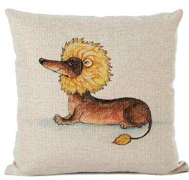 Sausage Dog Cushion Cover