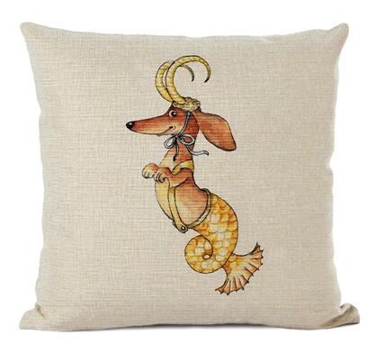 Sausage Dog Cushion Cover