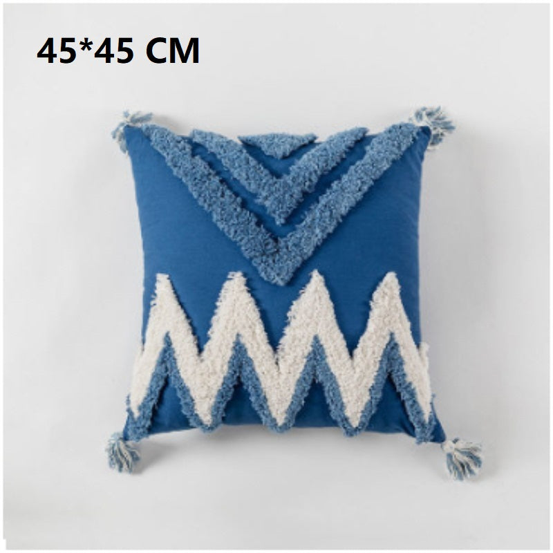 Tassel ethnic cushion